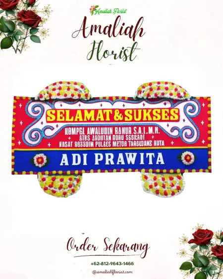 Papan Bunga Ucapan Selamat Garden Wedding Tangerang