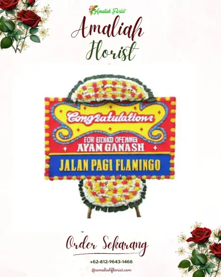 Sewa Papan Bunga Garden Wedding Tangerang